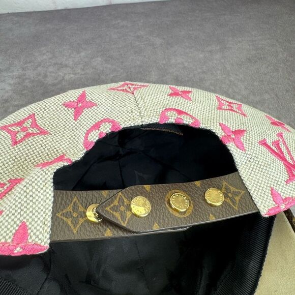 Louis Vuitton Canvas Monogram Starboard Cap M Pink - Picture 7 of 10